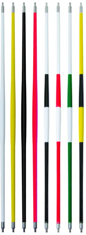 Jr. Tournament Flag Rods - Red